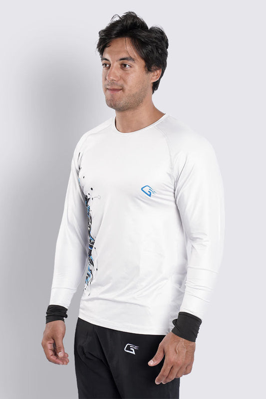 Synthetic Cyber Wave T-Shirt - Multicolor