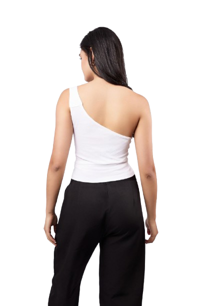 High-Waisted Classic Pants - Black