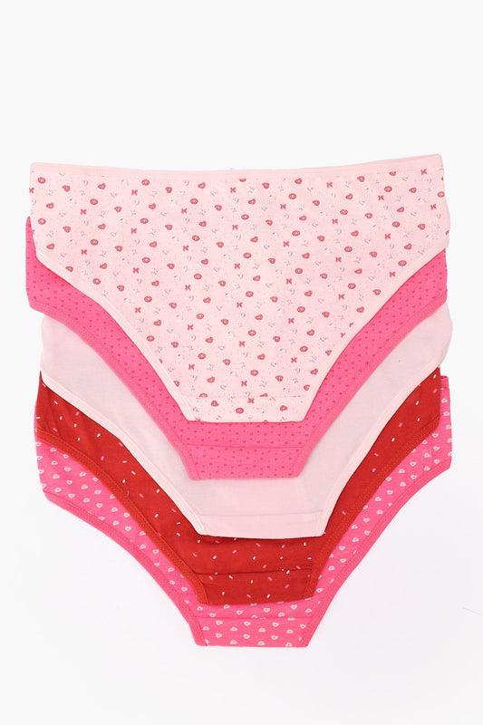 Pack of 5 Colored Bikini Panties