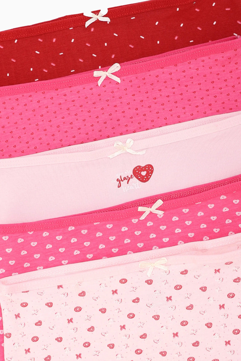 Cotton Colored Full Brief Panties – Multicolor (Pack of 5)
