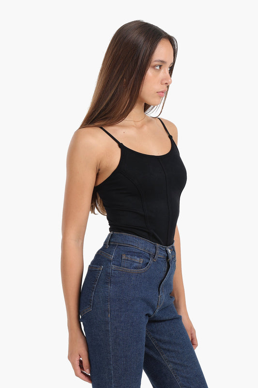 Seamless Microfiber Corset Top