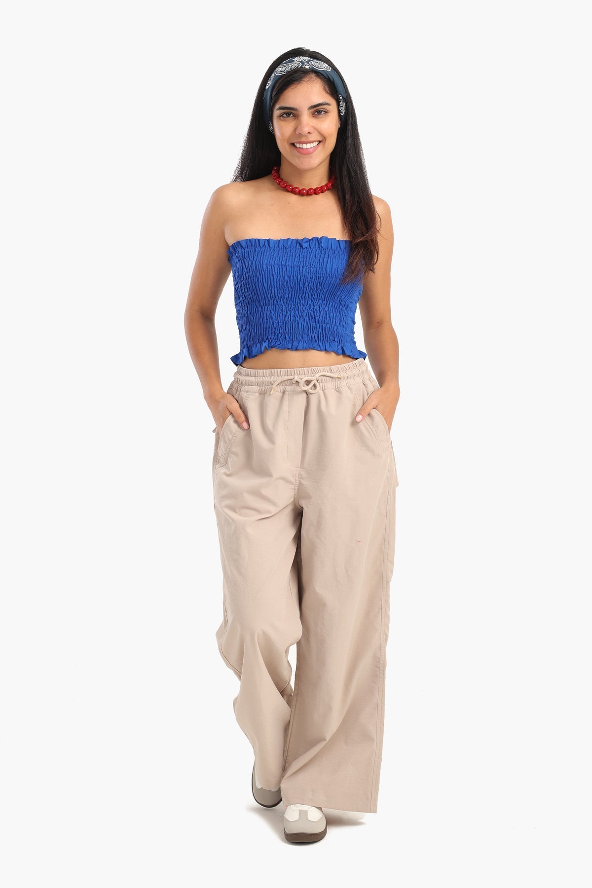 Double Waist Design Pants