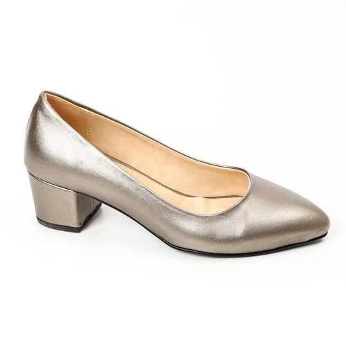 Faux leather Classic Heeled Shoes - Smoky