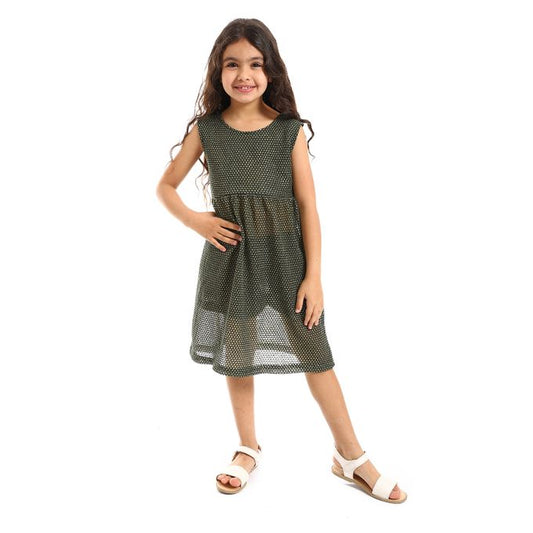 Stitched Slip On Girls Dress