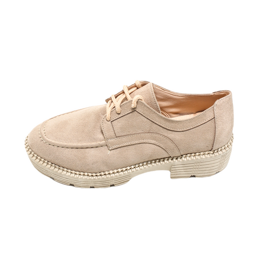 Canvas Elegant Suede Shoes for Women
- Beige
