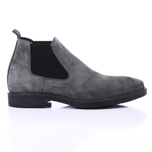 Suede Chelsea Boots - Grey