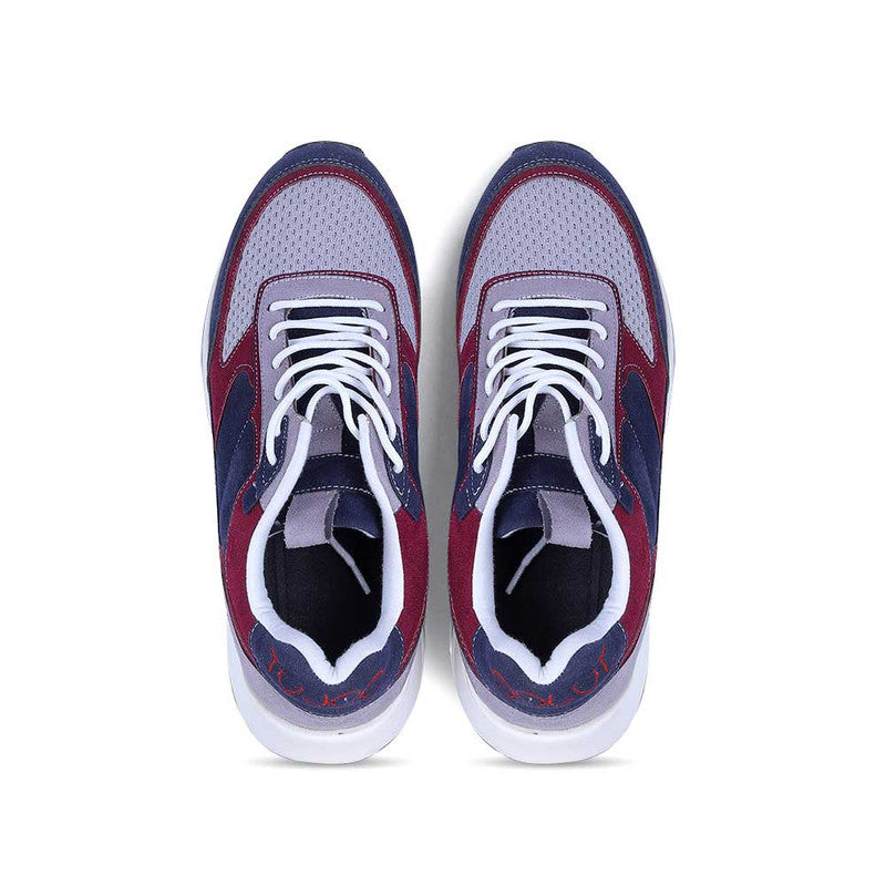 Suede Leather Sneakers - Multicolor