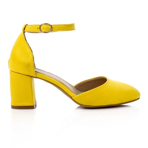 Faux Leather Pointed Pump Heels