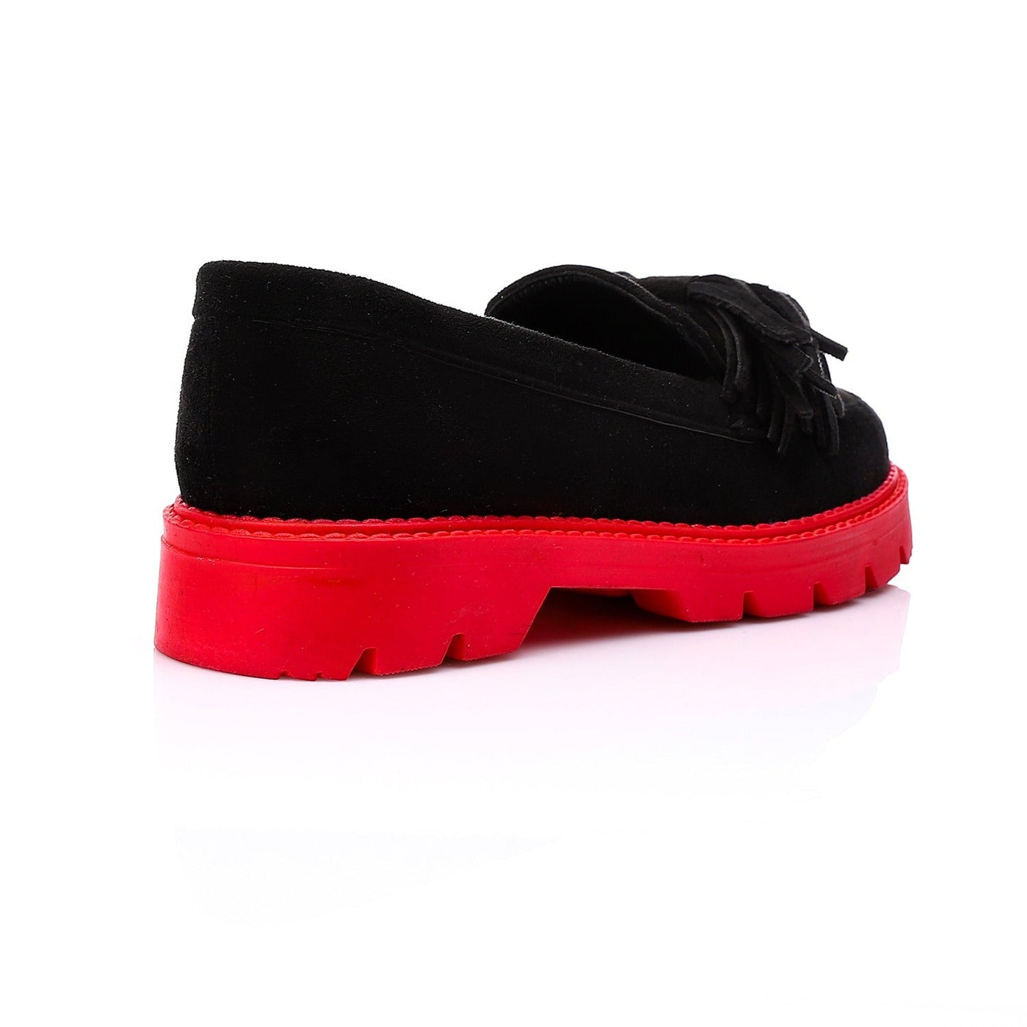 Leather Tassel Loafers - Black