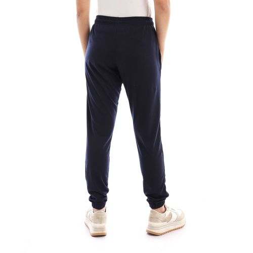 Mixed Poly-Cotton Plain Sports Pants