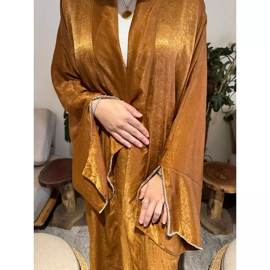 Velvet Crepe Solid Abaya – Havan