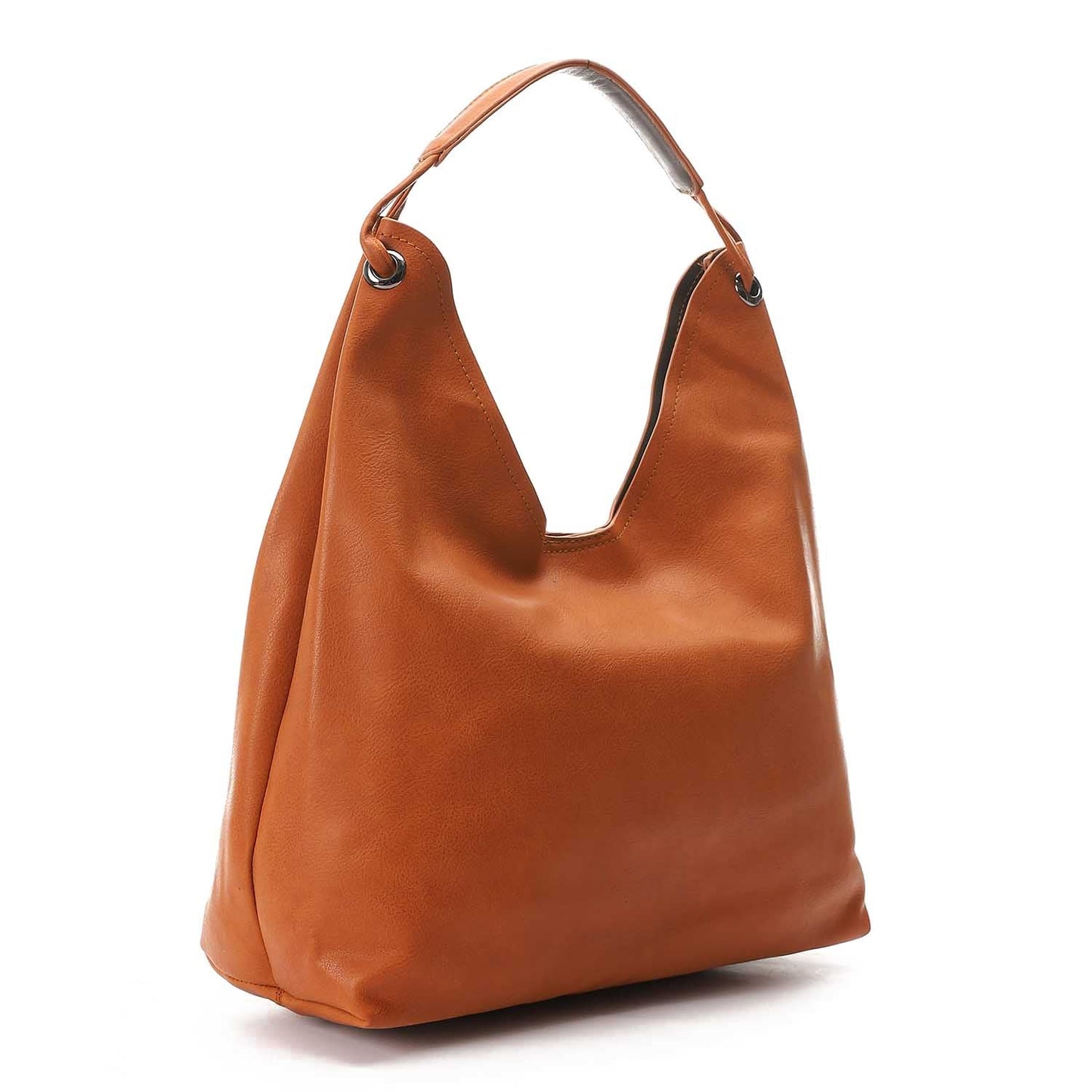Faux Leather Hobo Shoulder Bag - Havan
