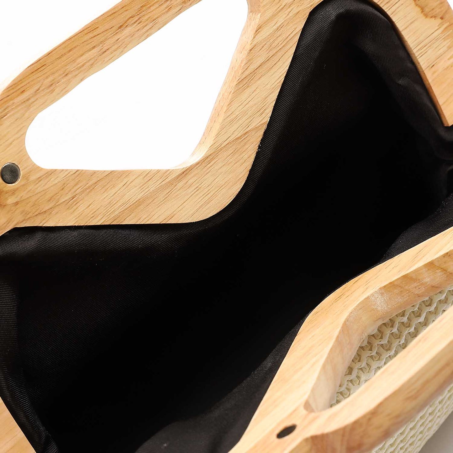 Wicker Crochet Floral Clutch Handbag – Multicolor