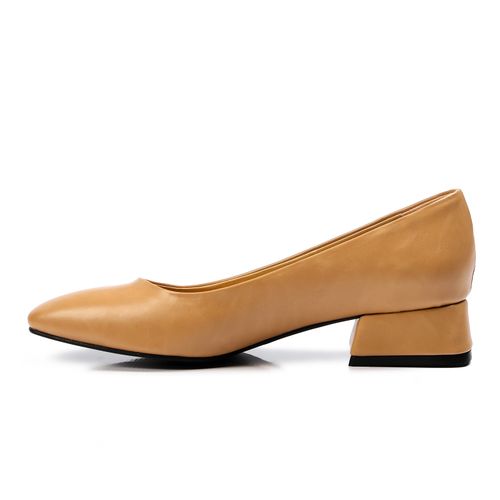 Faux Leather Classic Smooth Pump