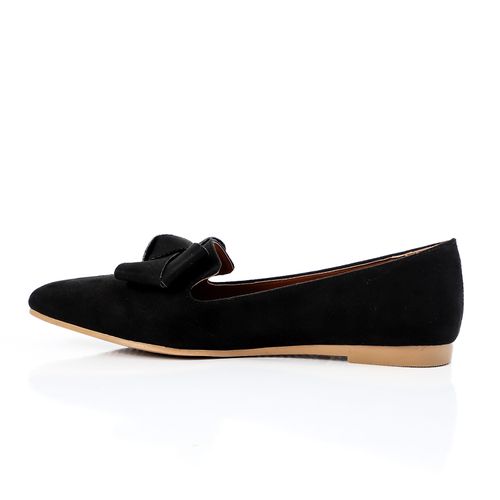 Suede Pointed Toe Flats