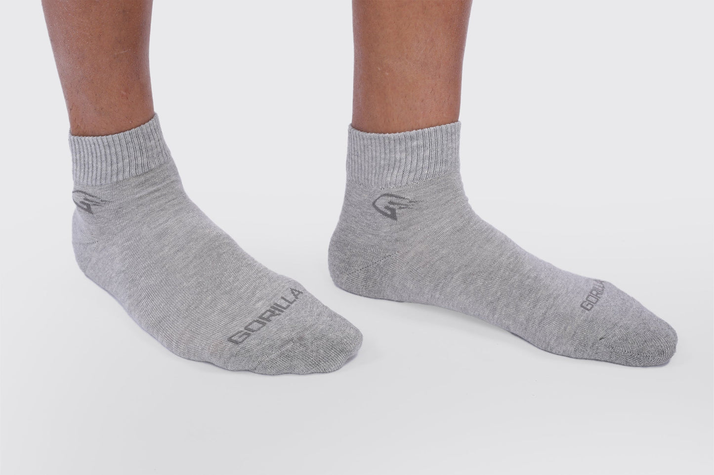 Cotton Vichy Socks - Grey