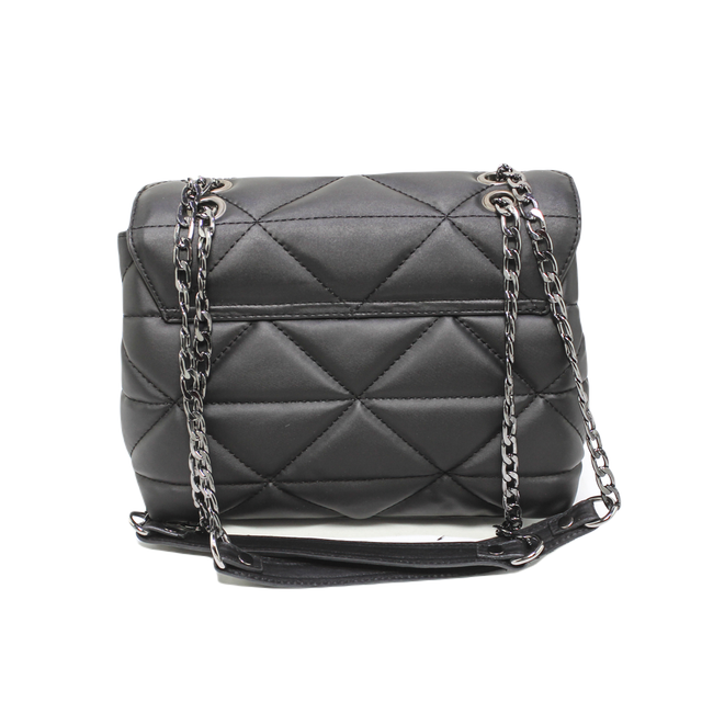 Faux Leather Elegant Handbags - Black