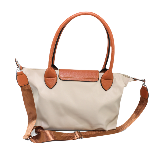 Canvas Elegant Handbags - Beige