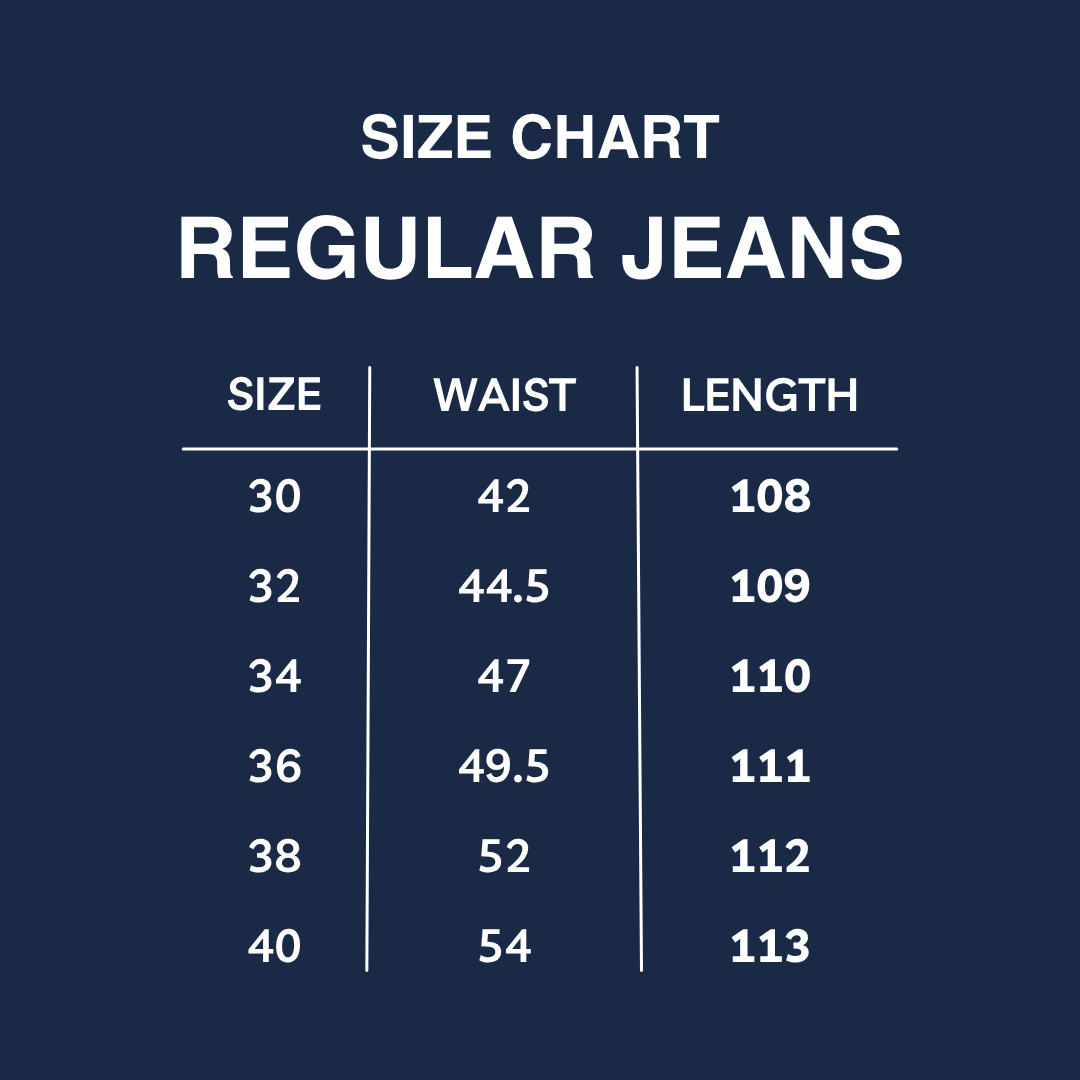 DARK BLUE REGULAR JEANS