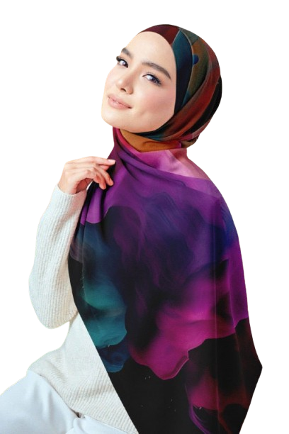 Tie&Day Chiffon Crepe Scarf