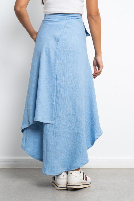 Stylish Wrapping Skirts - Baby Blue