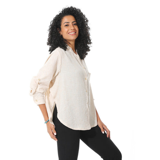 Lenin Wide Shirt - Beige