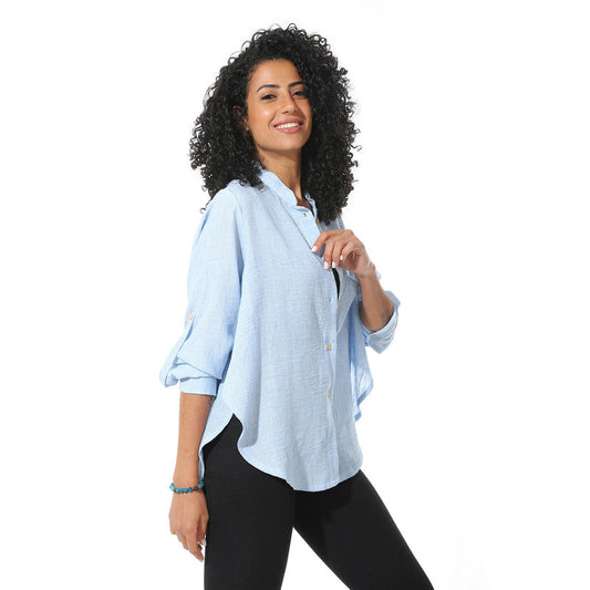 Lenin Wide Shirt - Blue