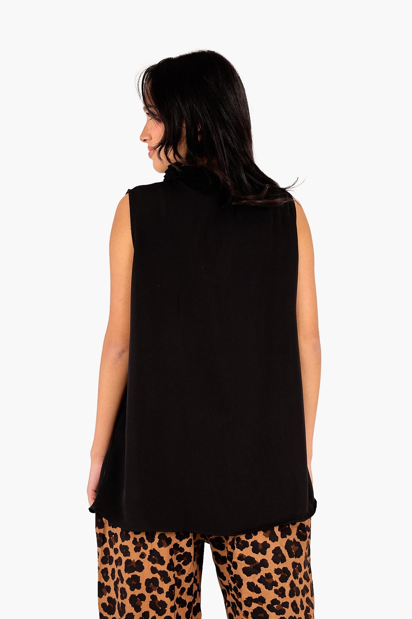 Tencel Sleeveless Blouse