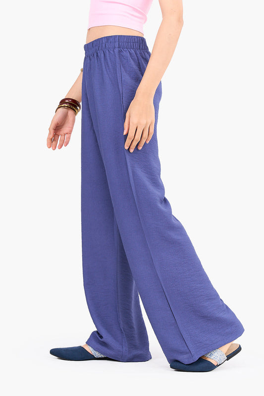 High Waist Straight Cut Pants