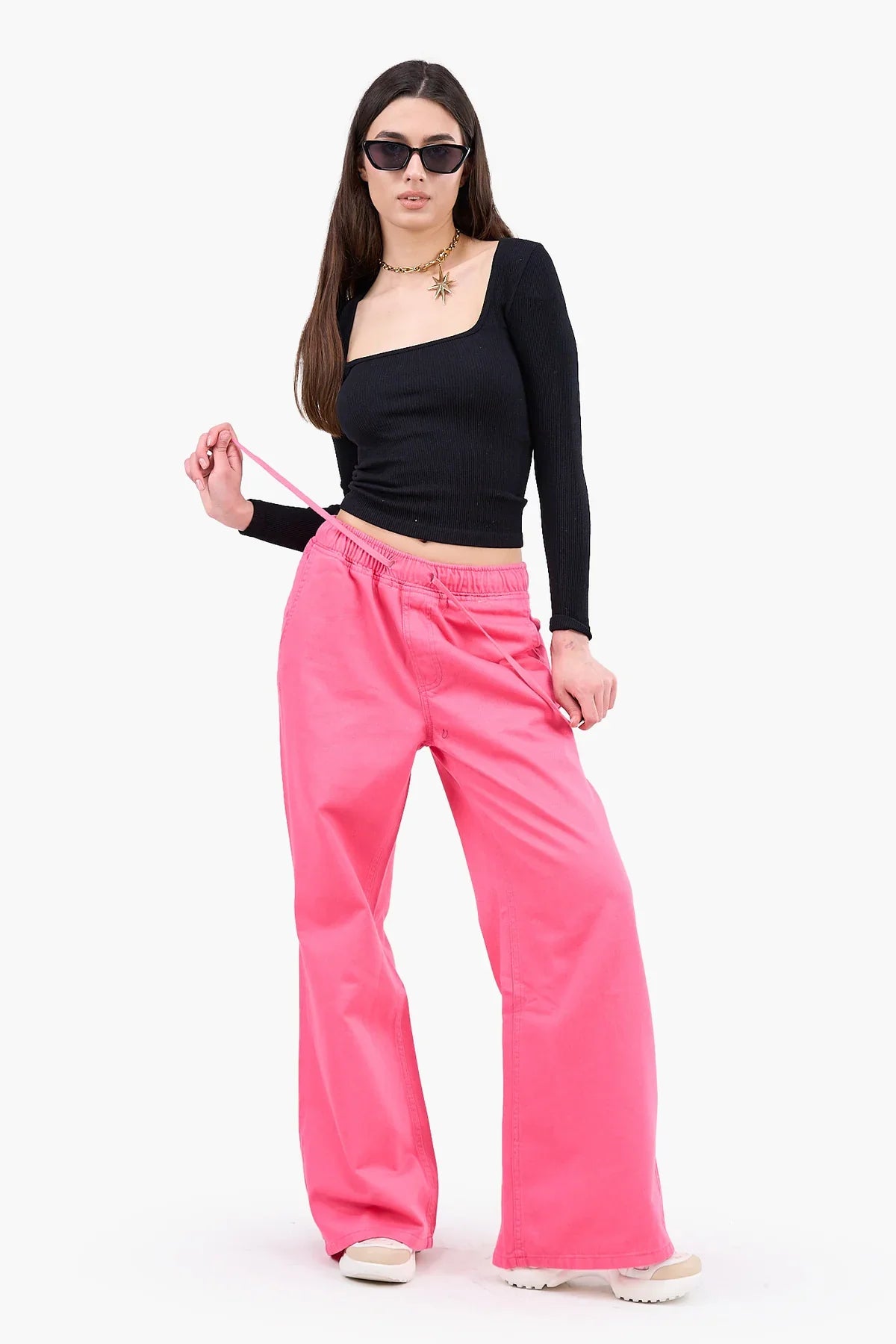 Cotton Plain Pants