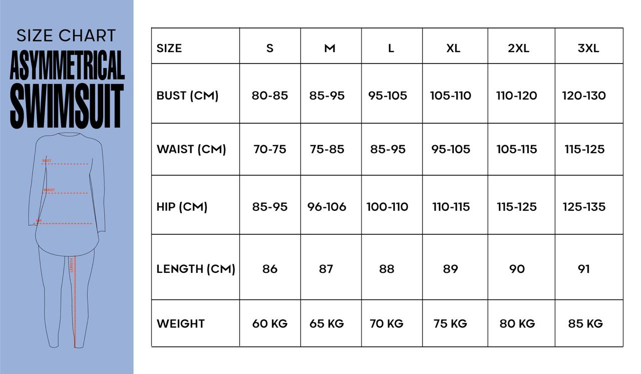 Lycra Asymmetrical Basic Swimsuit - Deep Green