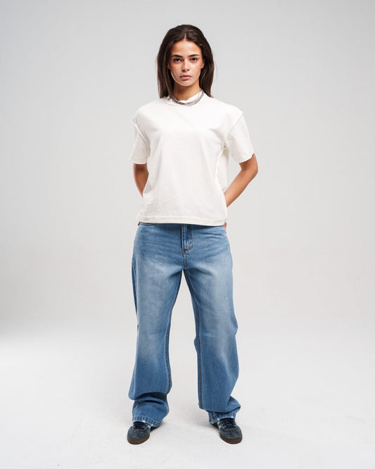 DARK BLUE REGULAR JEANS