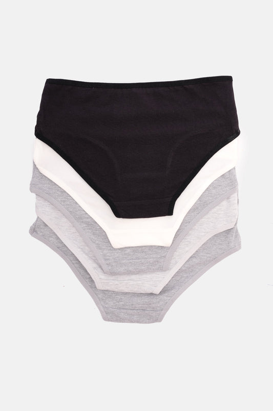 Pack of 5 Colored Brief Panties