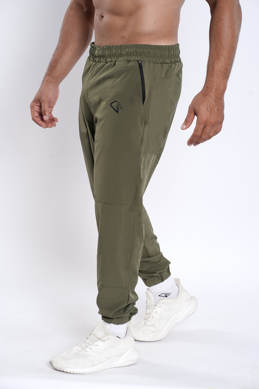 Synthetic Taco Pants - Olive