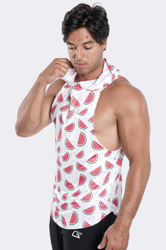 Synthetic Tri Blend Sleeveless T-Shirt - Multicolor