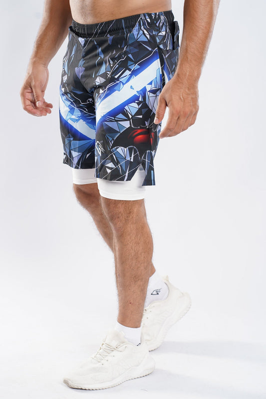 Synthetic Cool Corp shorts - Multicolor