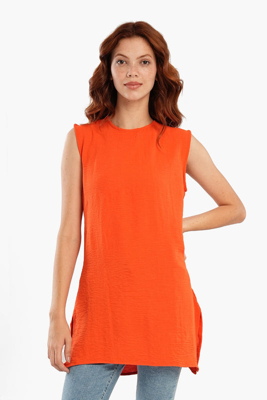 Lightweight Round Neck Blouse