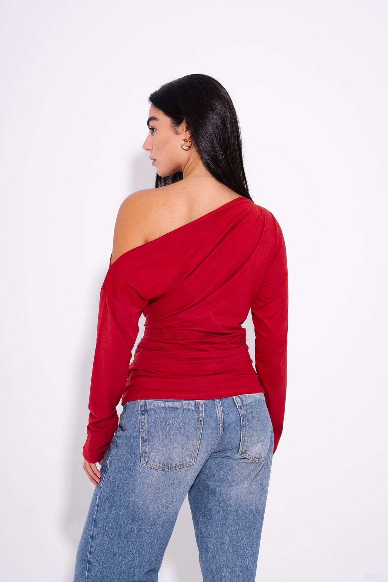 Cotton Hot Take Top – Red