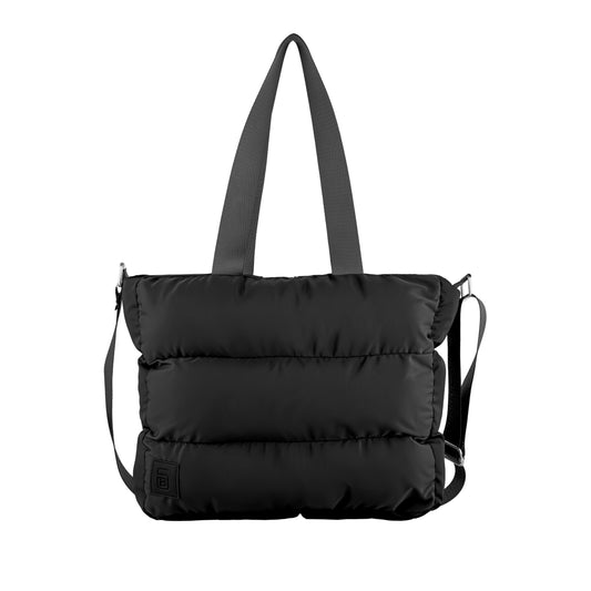 Waterproof M-Pillow Tote Bag - Black