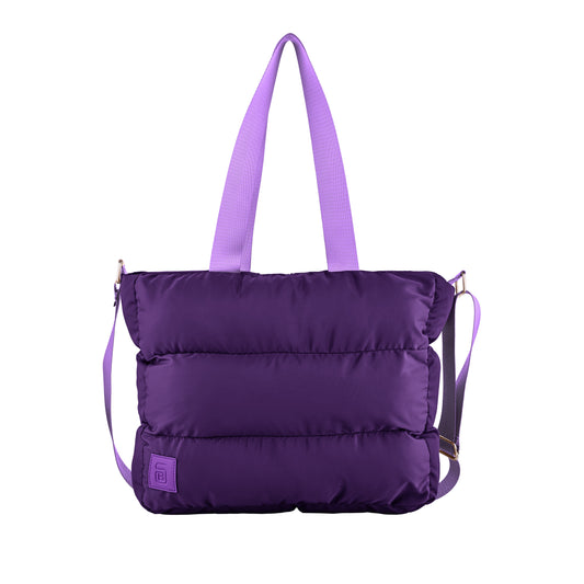 Waterproof M-Pillow Tote Bag - Purple