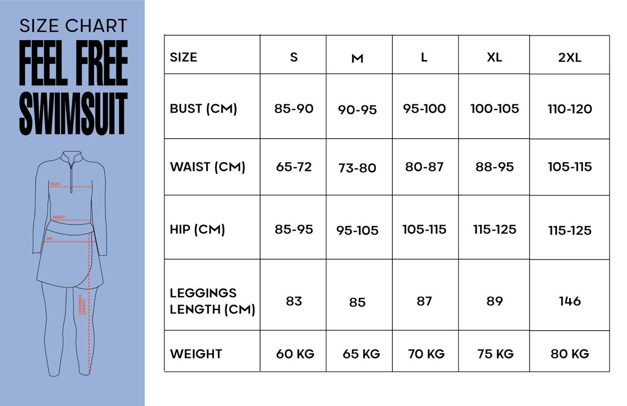 Lycra Feel Free Swimsuit - Multicolor