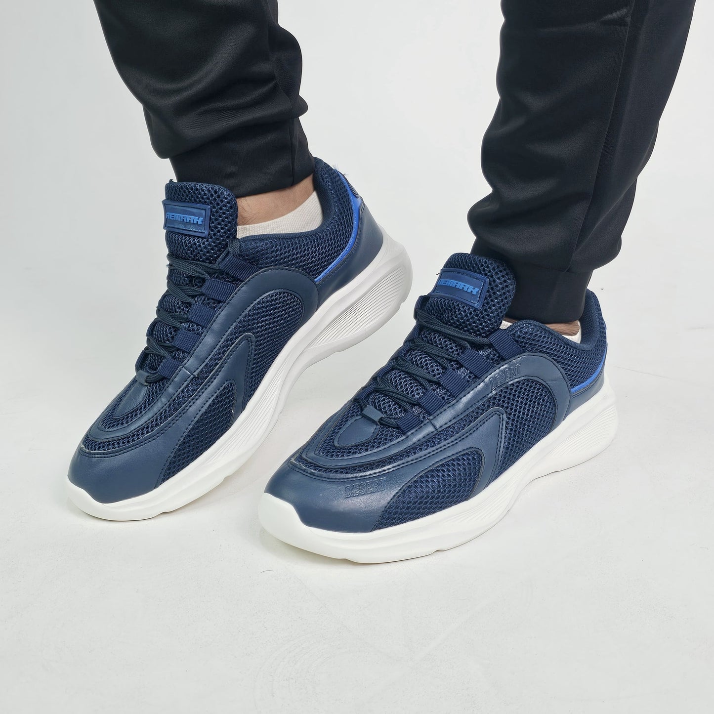 Mesh Shadow Men Sneakers - Navy