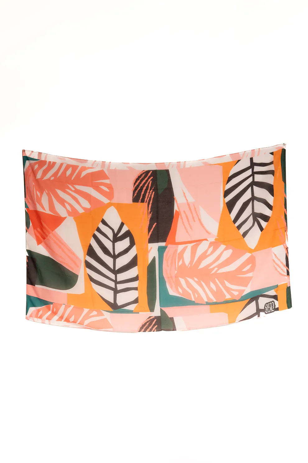 Tropical Power Wrap Coverup - Multicolor