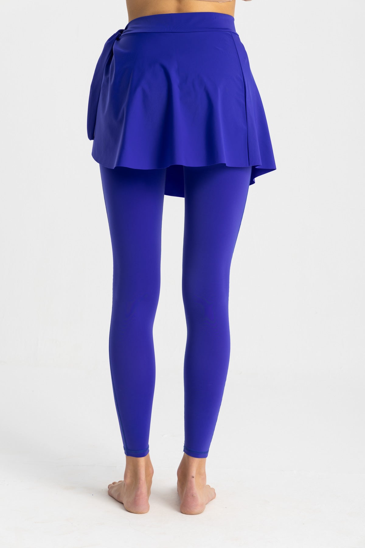 Lycra Wave Cover-Up Skirt - Blue