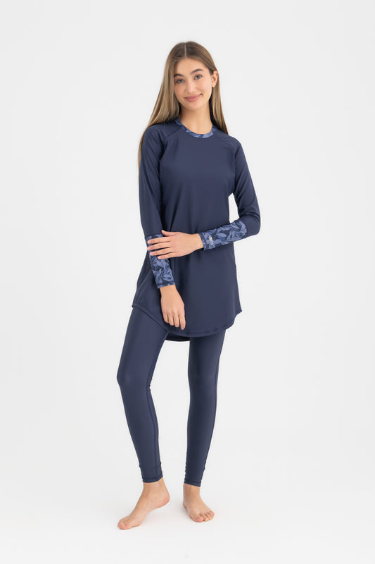 Lycra Ocean Sense Swimsuit - Navy