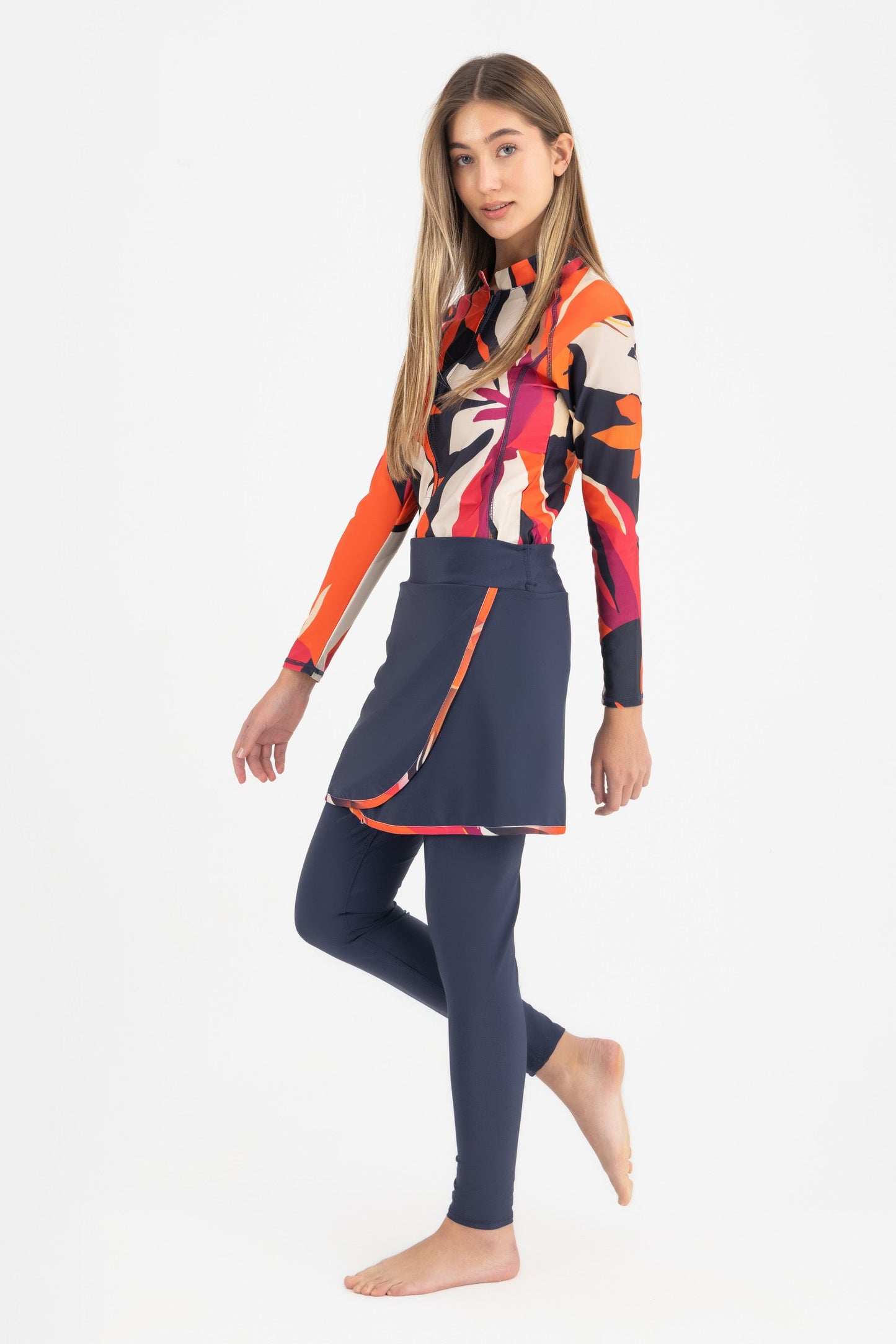 Lycra Feel Free Swimsuit - Multicolor