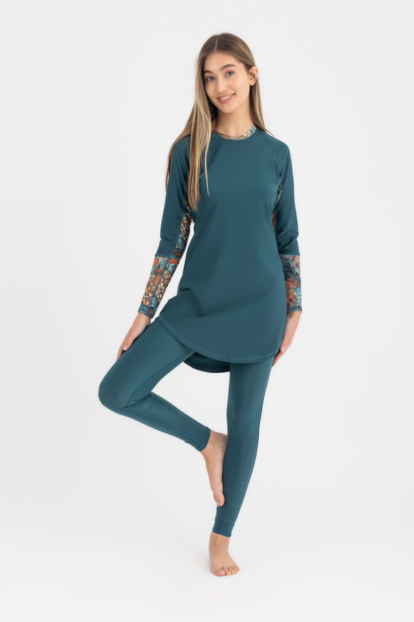 Lycra Ocean Sense Swimsuit - Deep Green