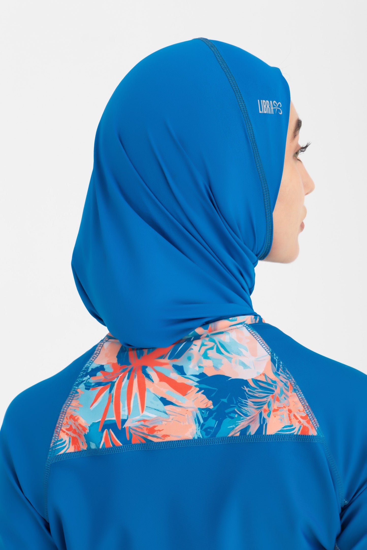 Lycra Ultra-Fit Swim Hijab - Blue