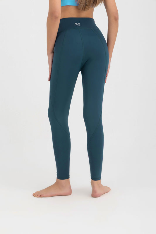 Lycra Swim Leggings - Deep Green