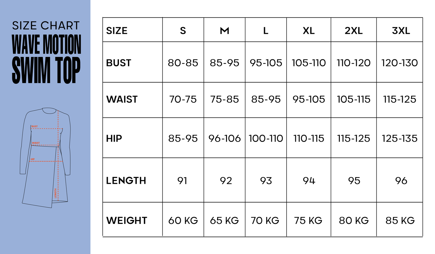 Lycra Motion Wave Swim Top - Multicolor